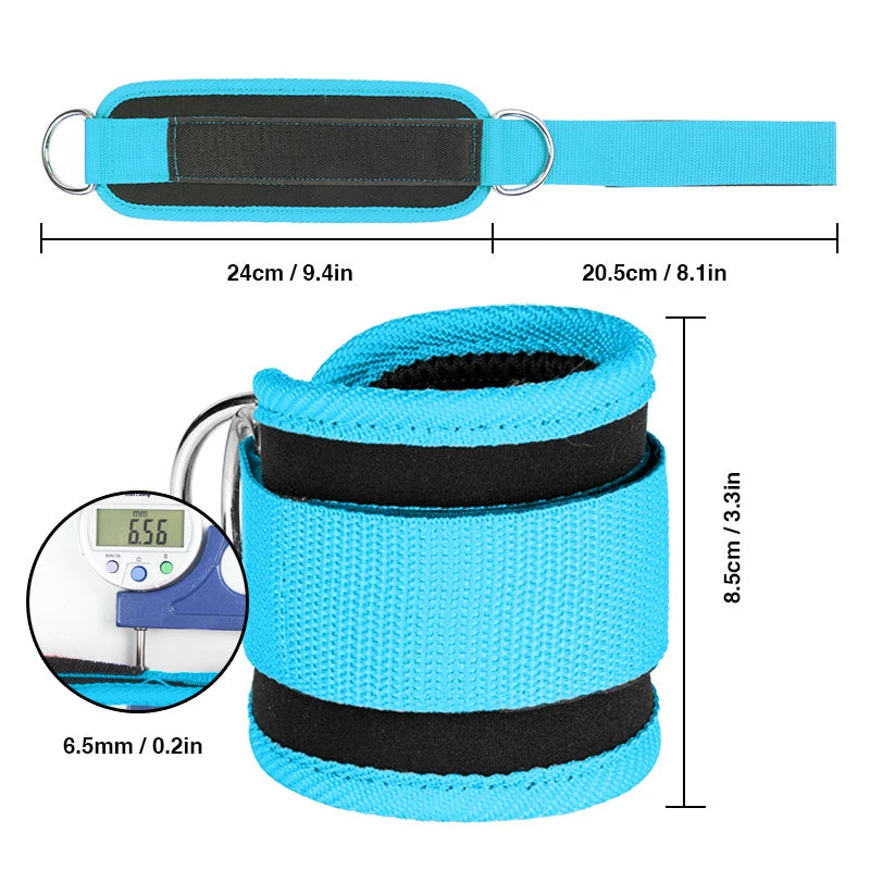 Ankle Straps with Double D-Ring