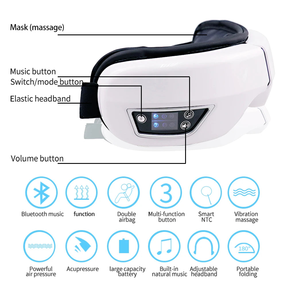 Bluetooth Eye Massager for Relaxation