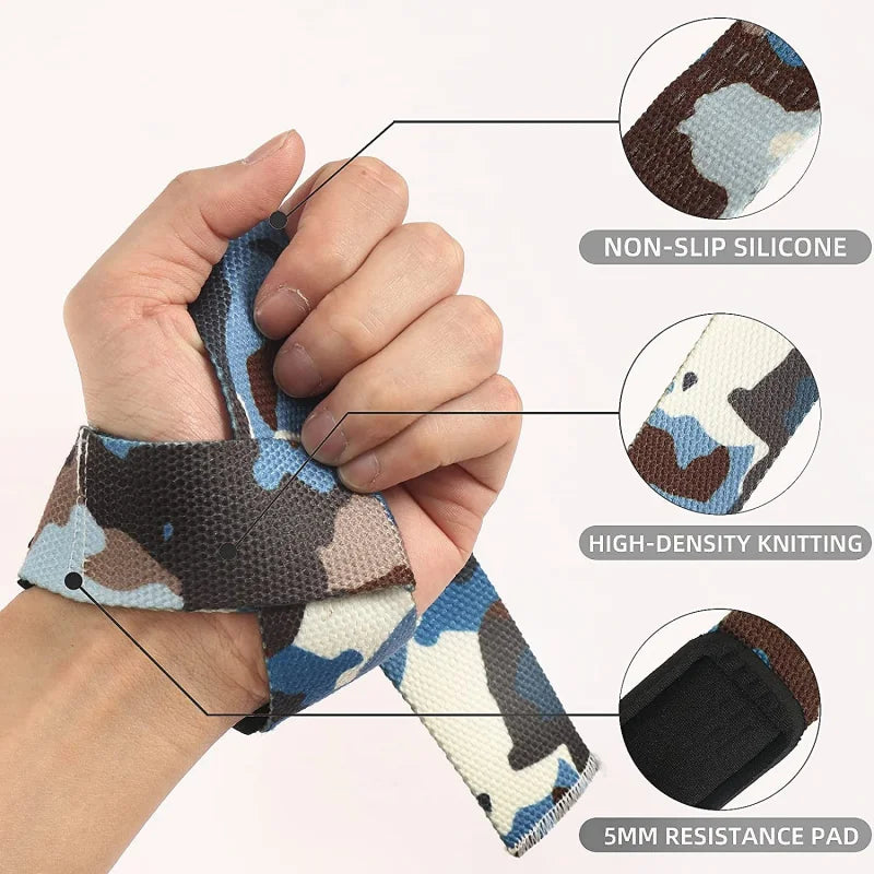 Anti-Slip Grip Lifting Straps