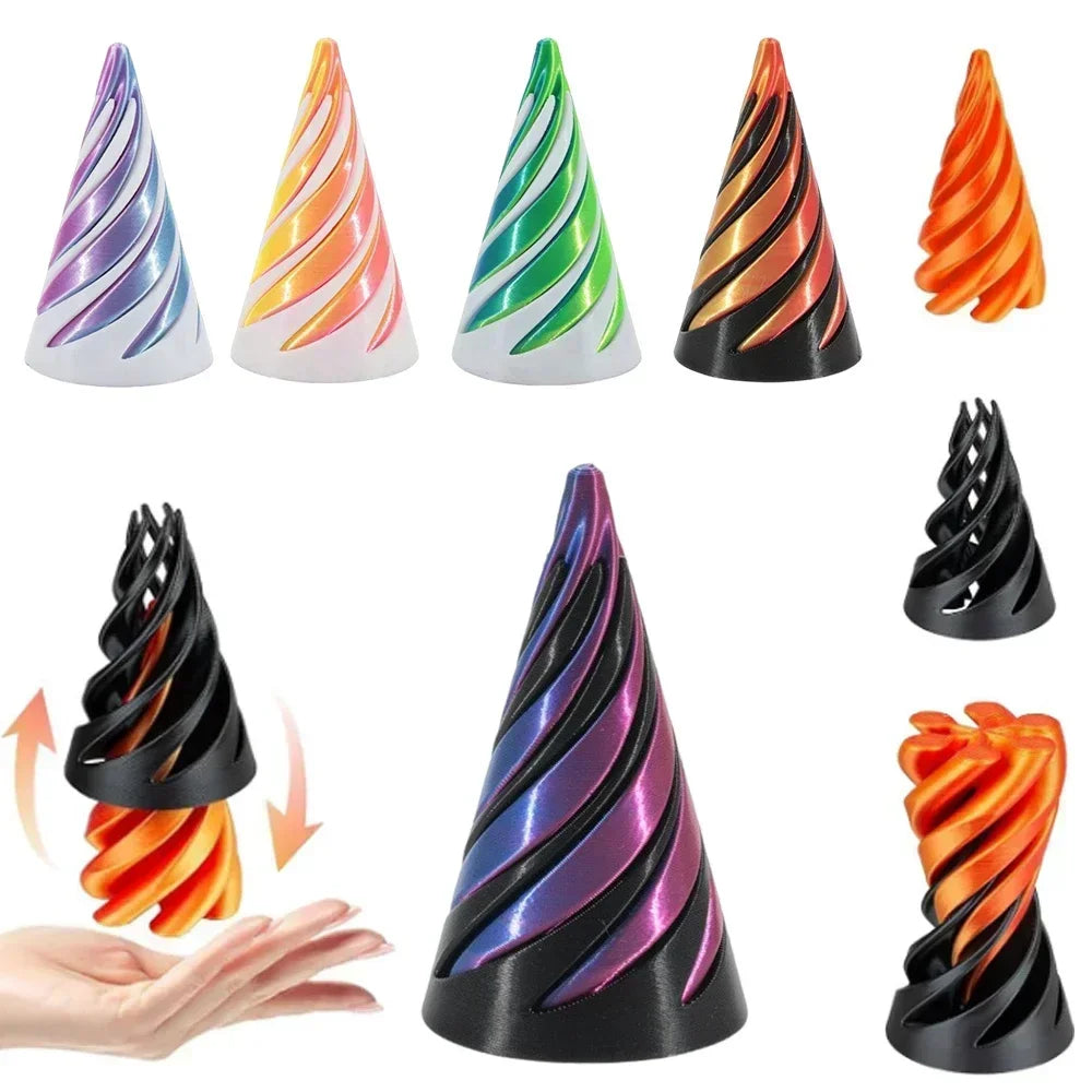 Impossible Spiral Cone – 3D Illusion Toy