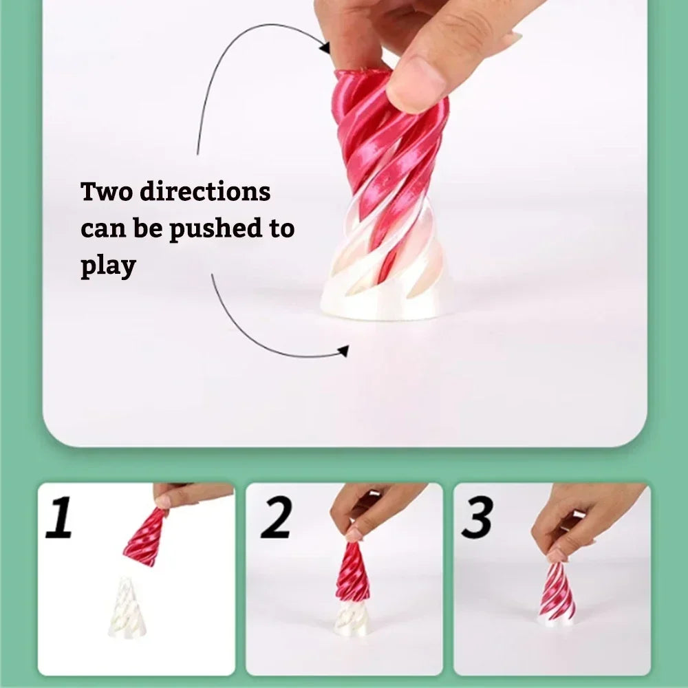 Impossible Spiral Cone – 3D Illusion Toy