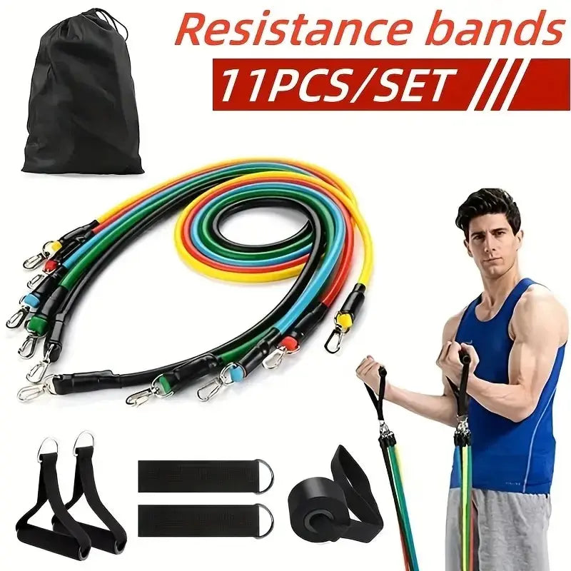 Resistance Band Set with Handles, Door Anchor & Ankle Straps