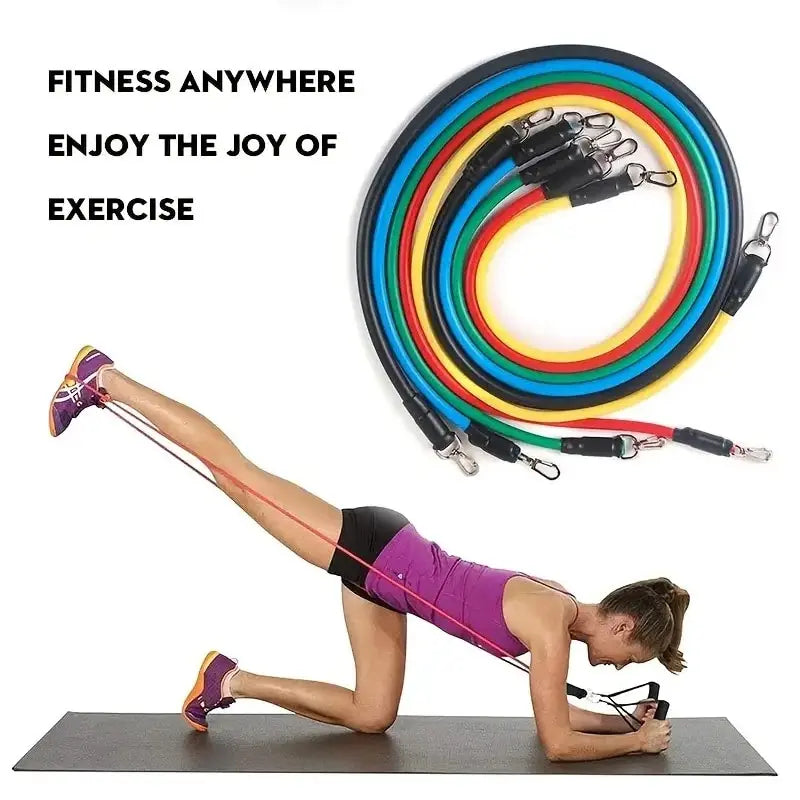 Resistance Band Set with Handles, Door Anchor & Ankle Straps