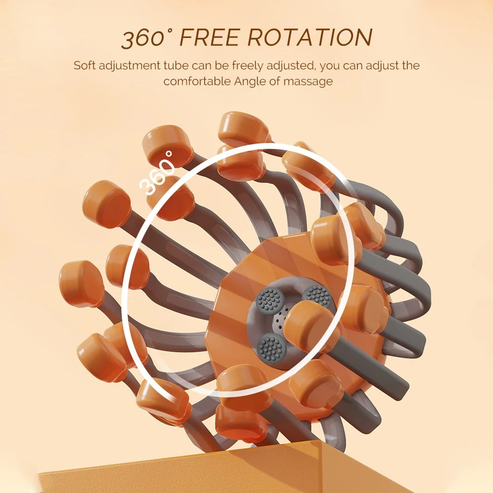 Electric Octopus Claw Head Massager