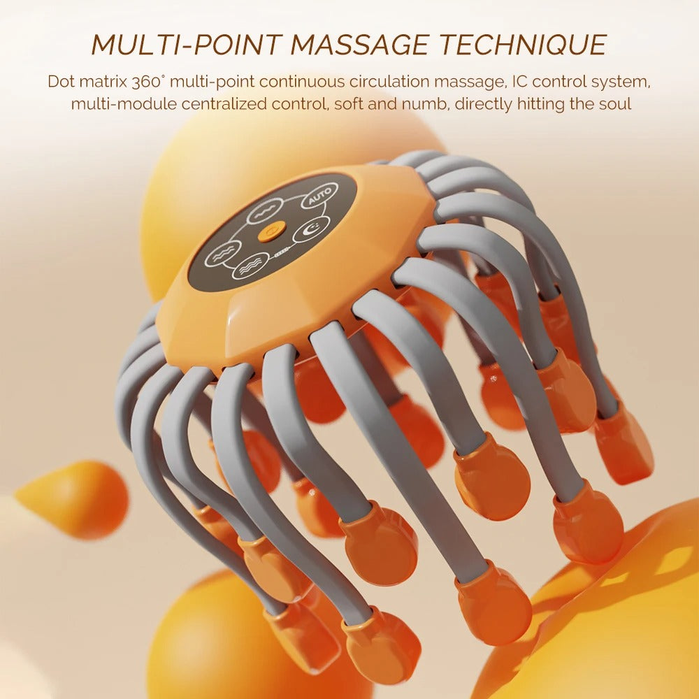 Electric Octopus Claw Head Massager