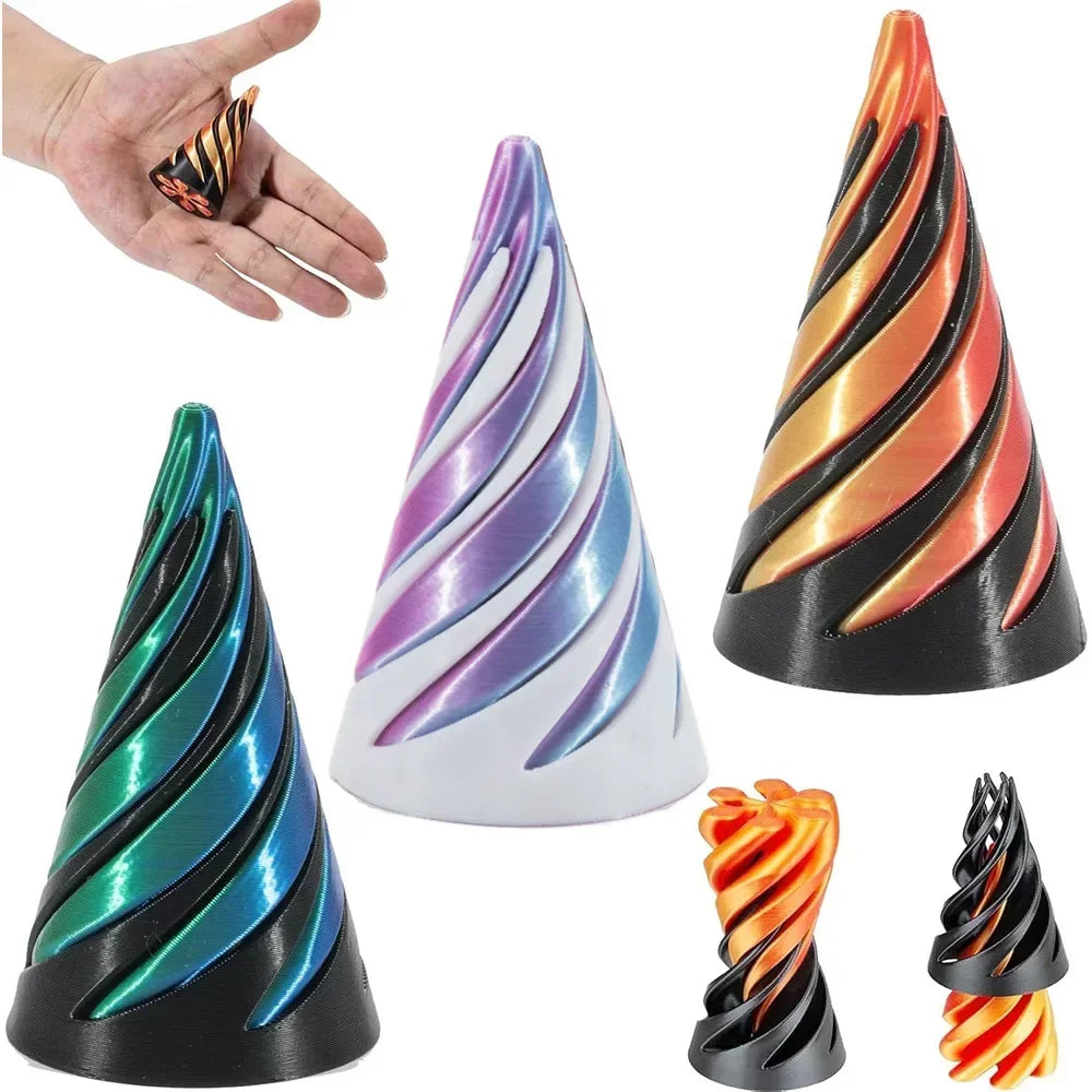 Impossible Spiral Cone – 3D Illusion Toy