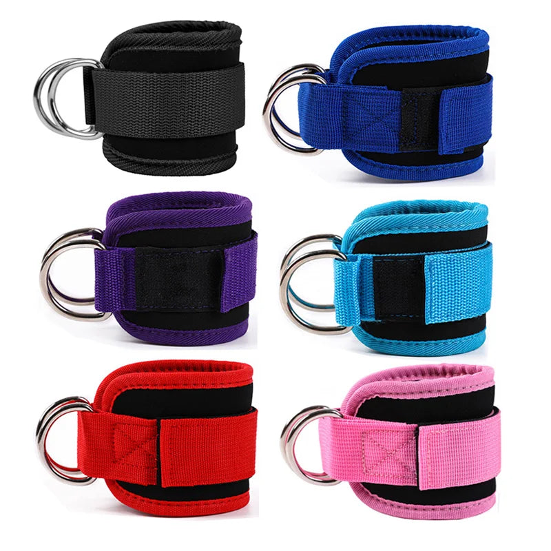 Ankle Straps with Double D-Ring(Pair)