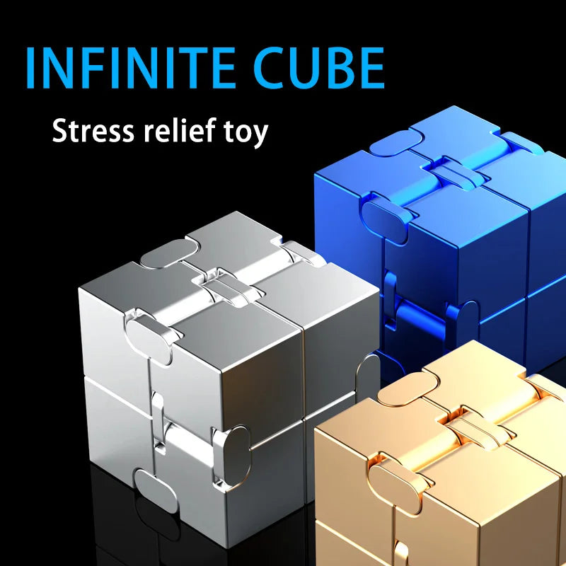 Anti Stress Metal Infinity Cube