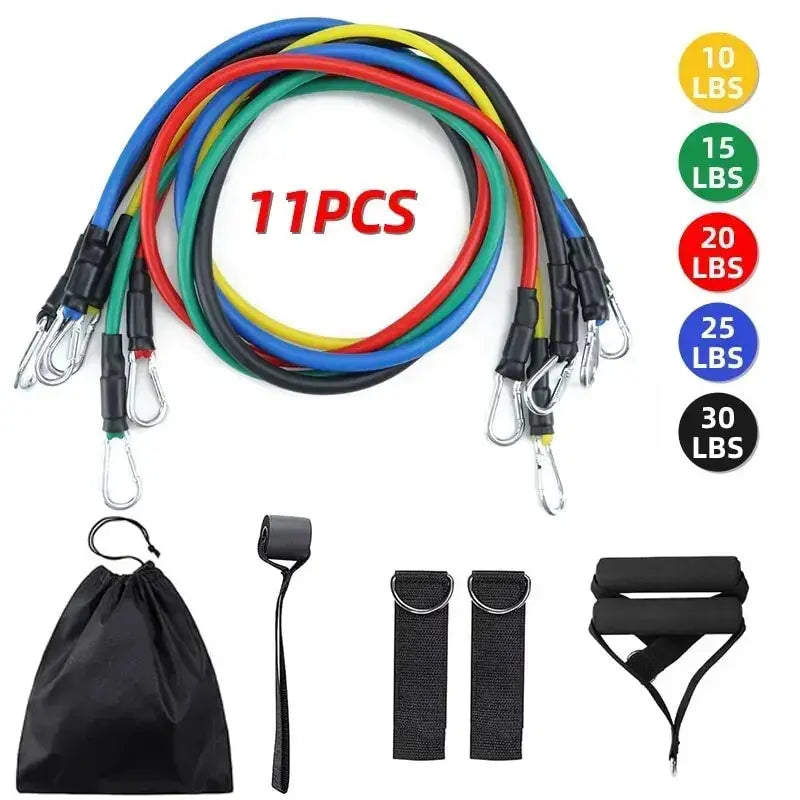 Resistance Band Set with Handles, Door Anchor & Ankle Straps